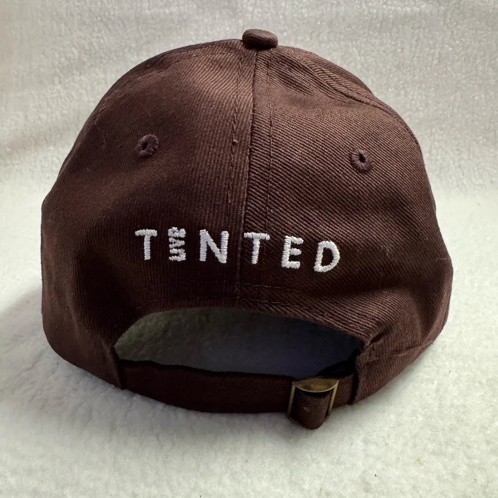 Live Tinted No Shade Brown Adjustable Buckle Baseball Cap - Picture 4 of 12